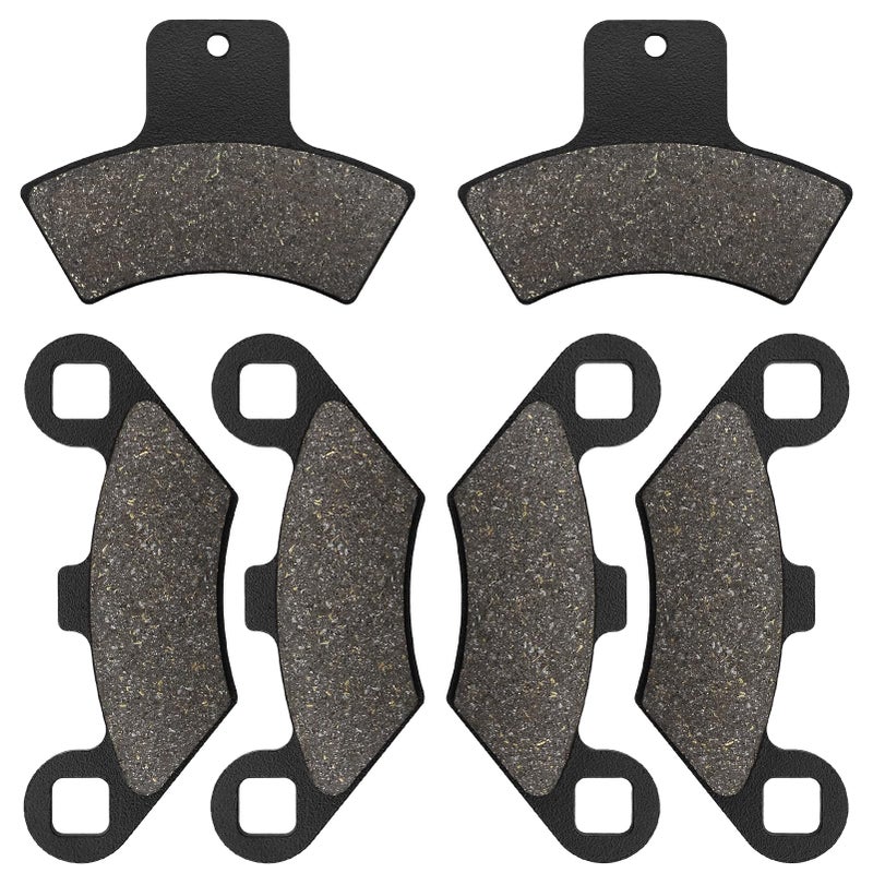ZICOO Front & Rear Brake Pads for Polaris Sportsman 500 4x4 HO 335 400 Scrambler 500 Magnum 325 TrailBlazer 250 400 Trail Boss 330 Xpedition 325 425 Xplorer 400 - Image 1